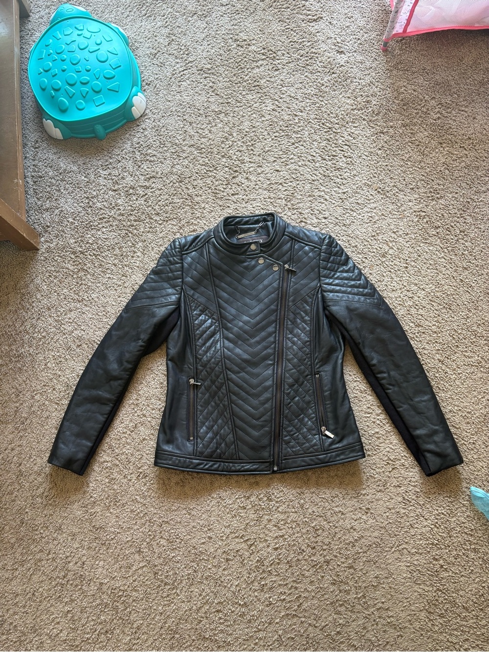 Badgley Mischka Black Leather Jacket